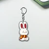 Kpop 17 Cartoon Keyring Bag Charm Pendant JEONGHAN JOSHUA JUN WONWOO HOSHI Idol Cute Animals Face Keychains Fans Collection Gift 2