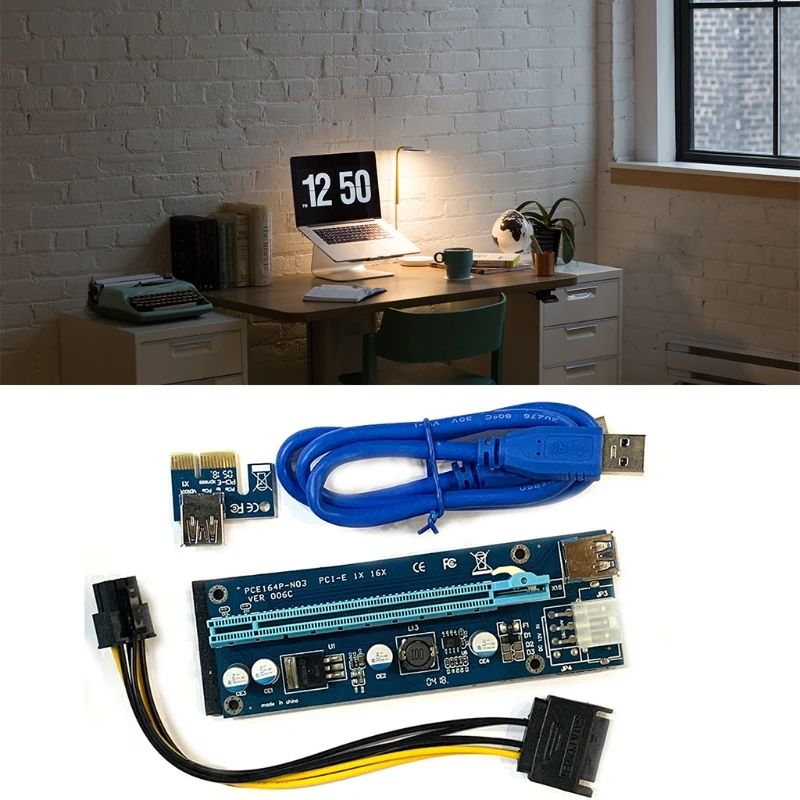 VER009S PCI-E  ī 1X  16X  ̺, USB3.0 ̺ 4P  