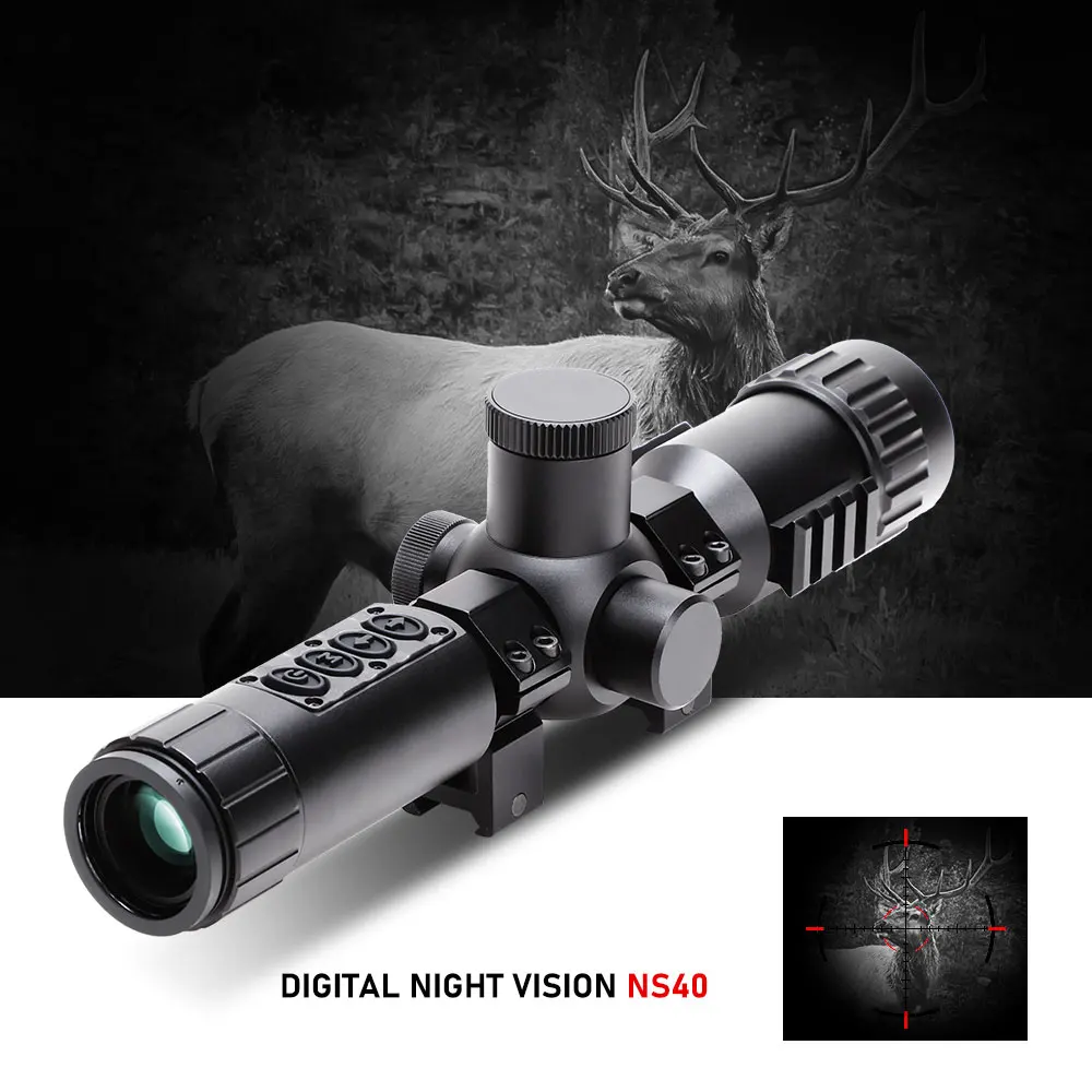 

Night Vision Riflescope 7-19X Monocular Infrared Digital Sight for Hunting Wildlife Bird WatchingCamping Hiking GYJ40