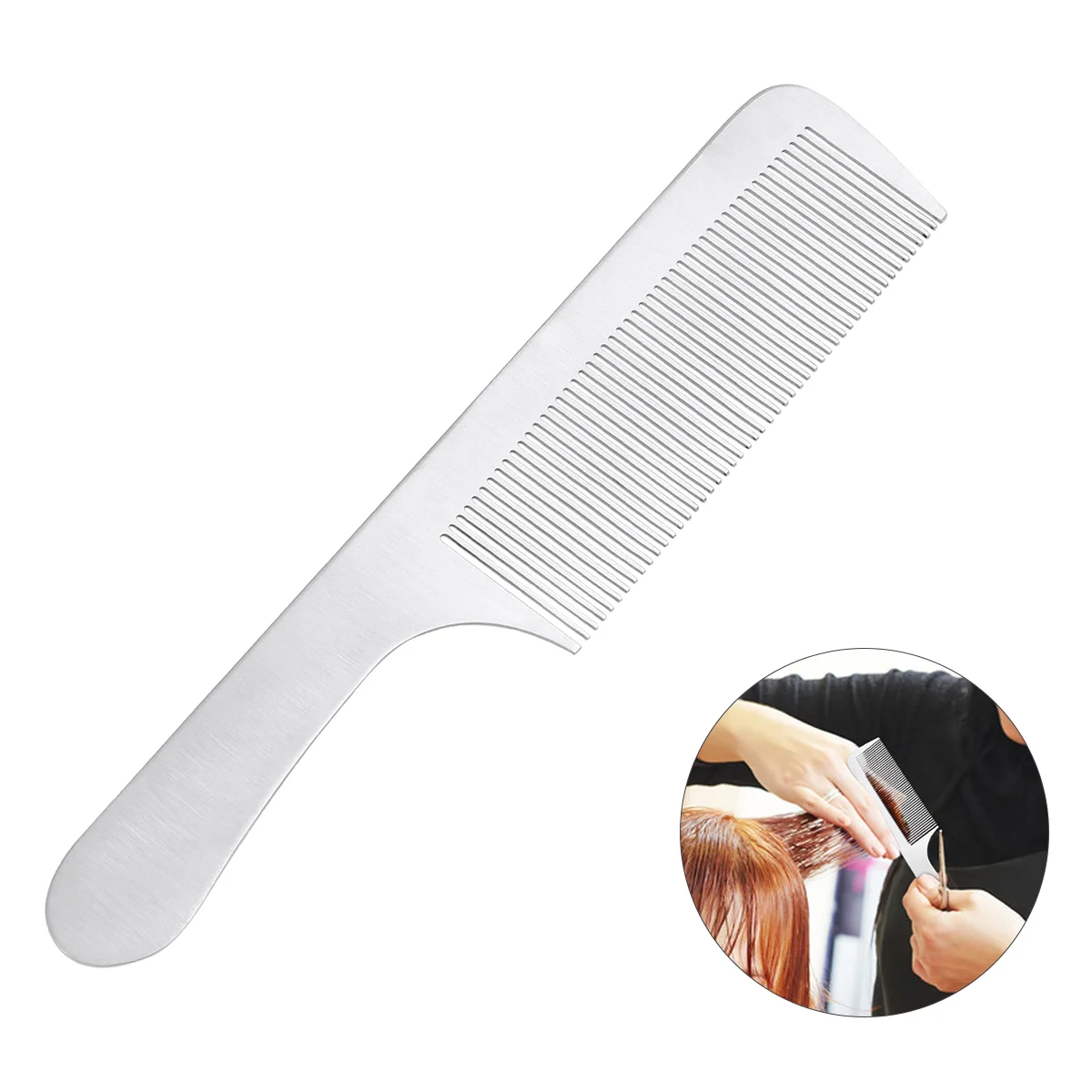 

Comb Hair Cutting Dressing Barber Accessories Stainless Steel Hairdressing Tool