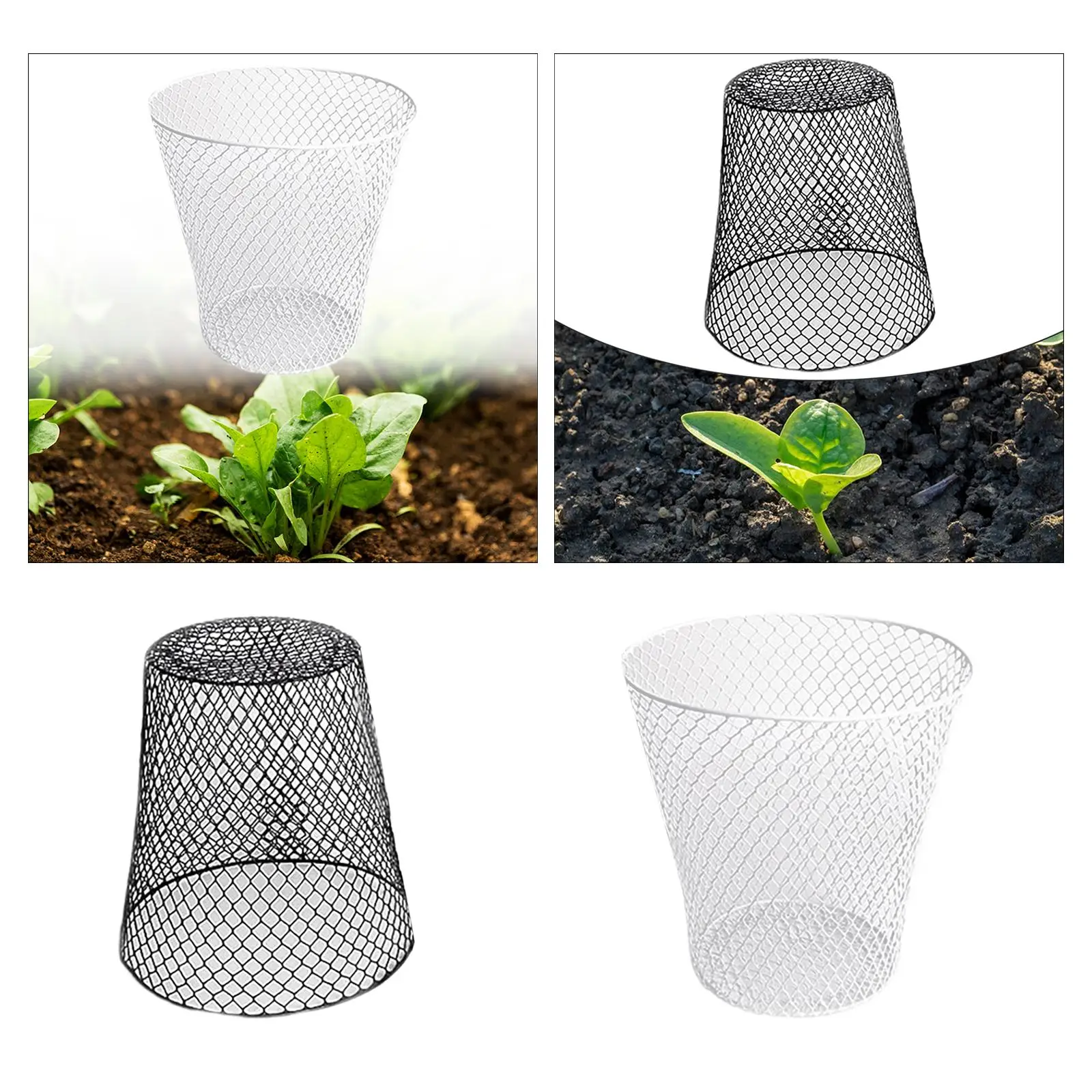 Garden Wire Cloche Easy to Use Garden Protection Prevent Animals Plant Protector for Fruit Indoor Rabbit Outdoor Seedlings
