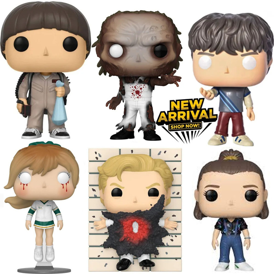 Hot Tv funkos Strangers Dustin Steve Eleven VECNA Mike 1783 1786 Will Byers 1809 Things- Pops Action Figure Toys Collection Doll