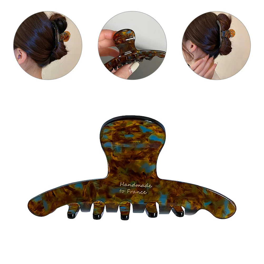 

Hairpin Clips Claw for Women Girls Accessories Acetate Sheet Decorative Miss Jaw