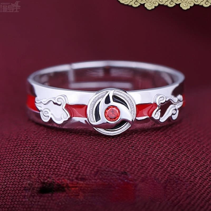 Acheter 10 pièces avec boîte bague de costume Naruto Sharingan