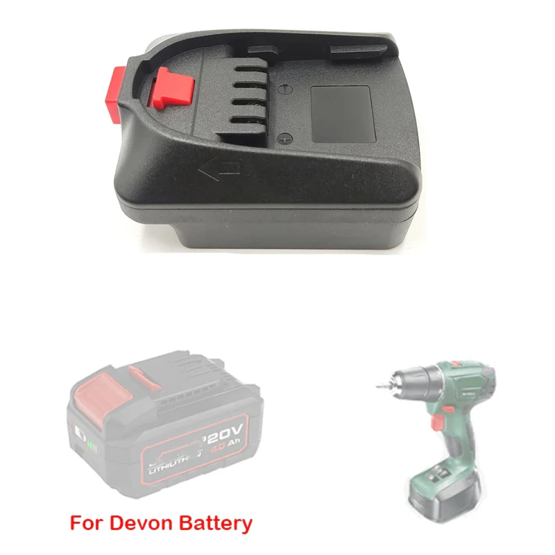 

Battery Adapter For Devon 20V Li-ion Battery Convert To For Bosch PBA 18V Li-ion Battery C Type Power Tool Adapter