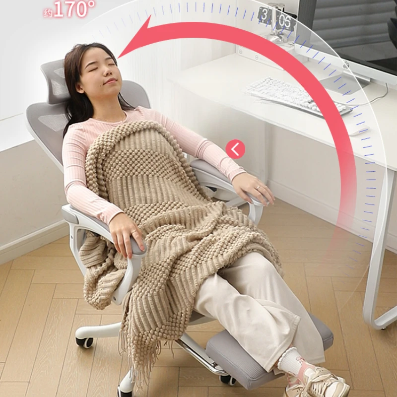 Designer Ergonomic Office Chair Recliner Computer Ergonomic Modern Office Chair Nordic Comfortable Metal Muebles Furniture 5