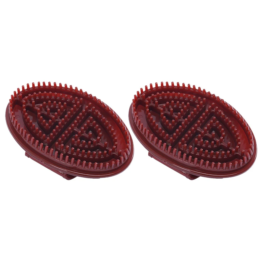 

2pcs Acupoint Massage Brush Head Body Massager Brush Portable Massage Tool