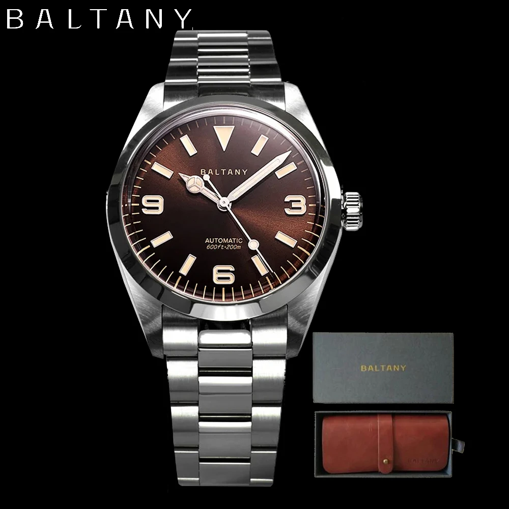 BALTANY ビンテージオマージュ機械式時計 Sb3b5dbbda1a74aceb8c92b87dc005