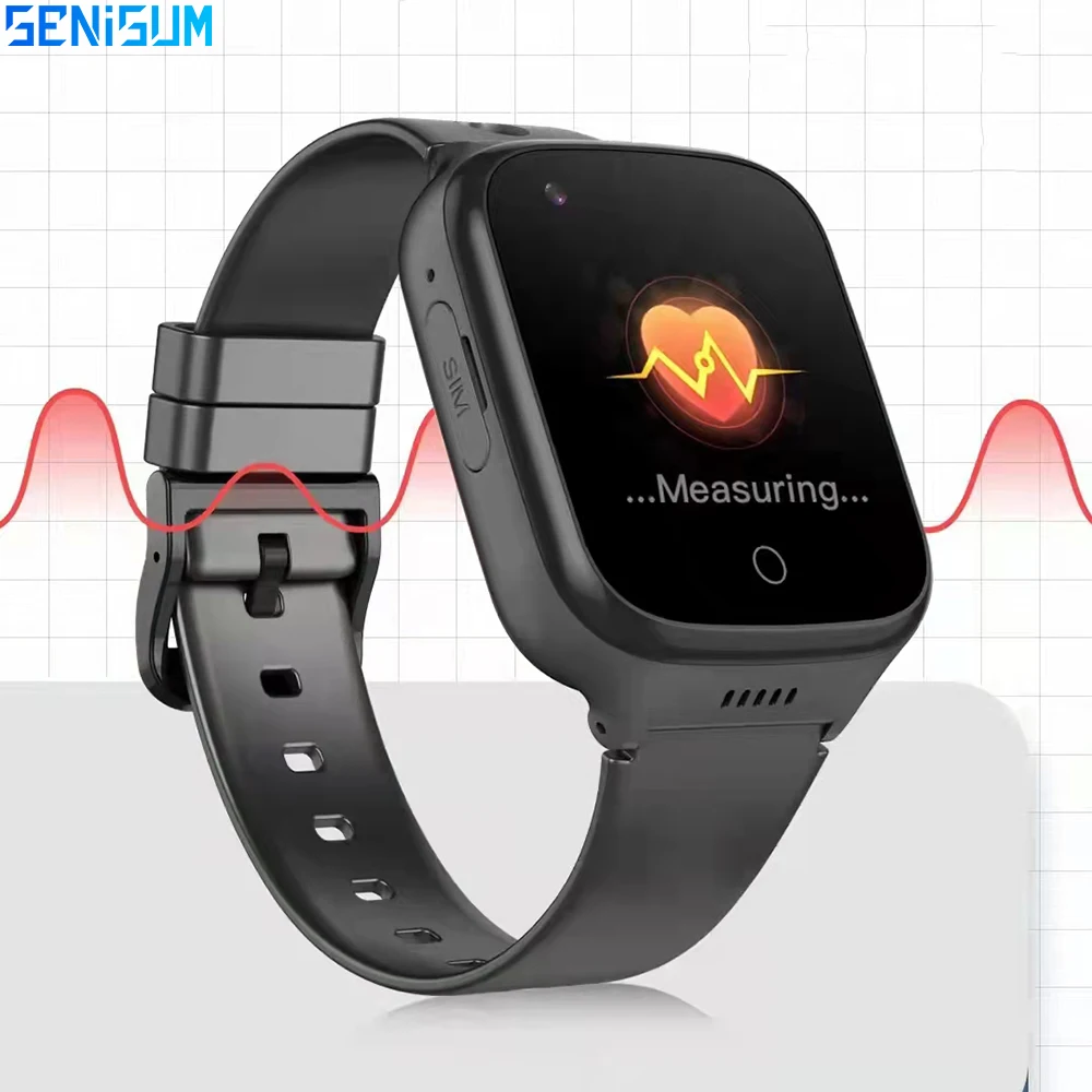 

New 4G GPS Smartwatch Heart Rate Temperature WIFI Positioning Track Watch Voice Chat SOS Video Call Falling Alarm Clock Watches