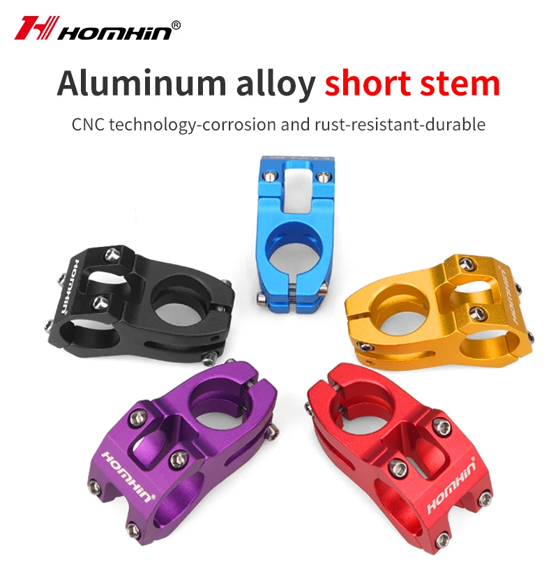 Mtb Handlebar Stem 31.8 Road Bike Bicycle Bridge Power Aluminum Alloy Handle Mountain Parts 45MM Cycling Sports