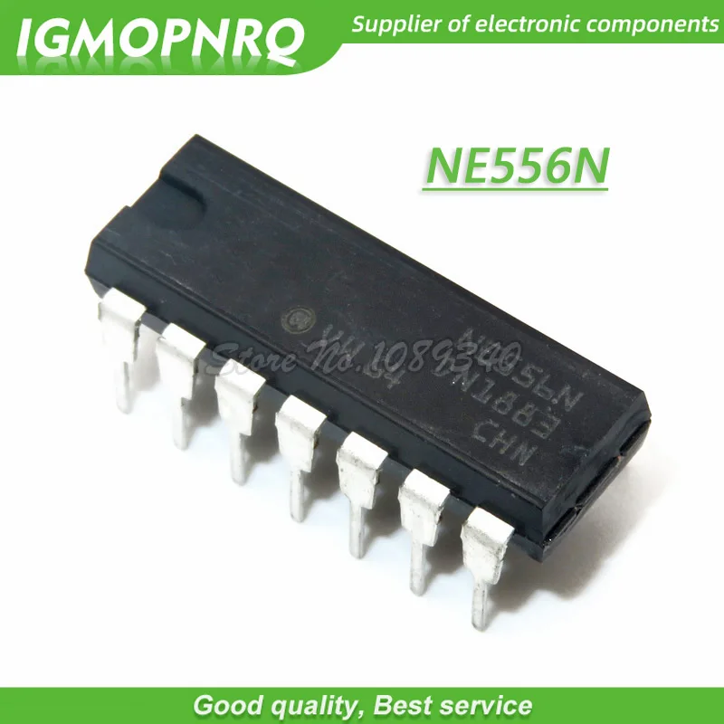 NE556N Temporizador de Doble Canal DIP14 UNIT Electronics