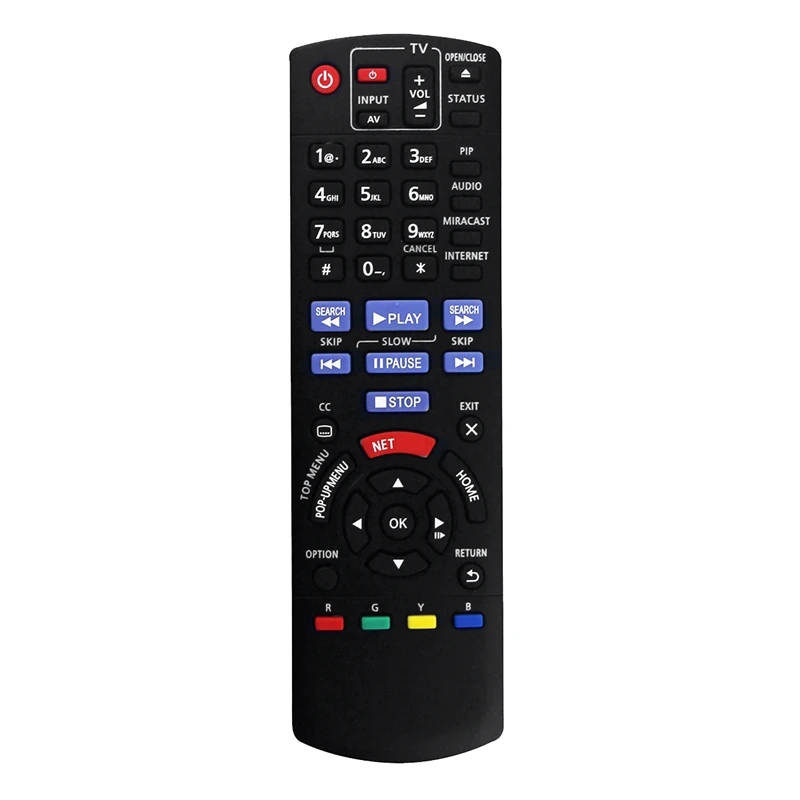 

Replace Remote Control N2QAYB000953 For Panasonic Bluray Disc Player IR6 DMP-BDT360 DMP-BDT361 DMP-BDT460 DMP-BDT460PS