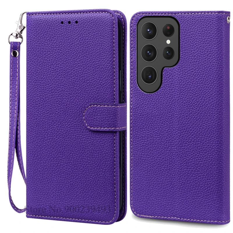 Leather Wallet Flip Case | Luxurious Book Cover Coque s