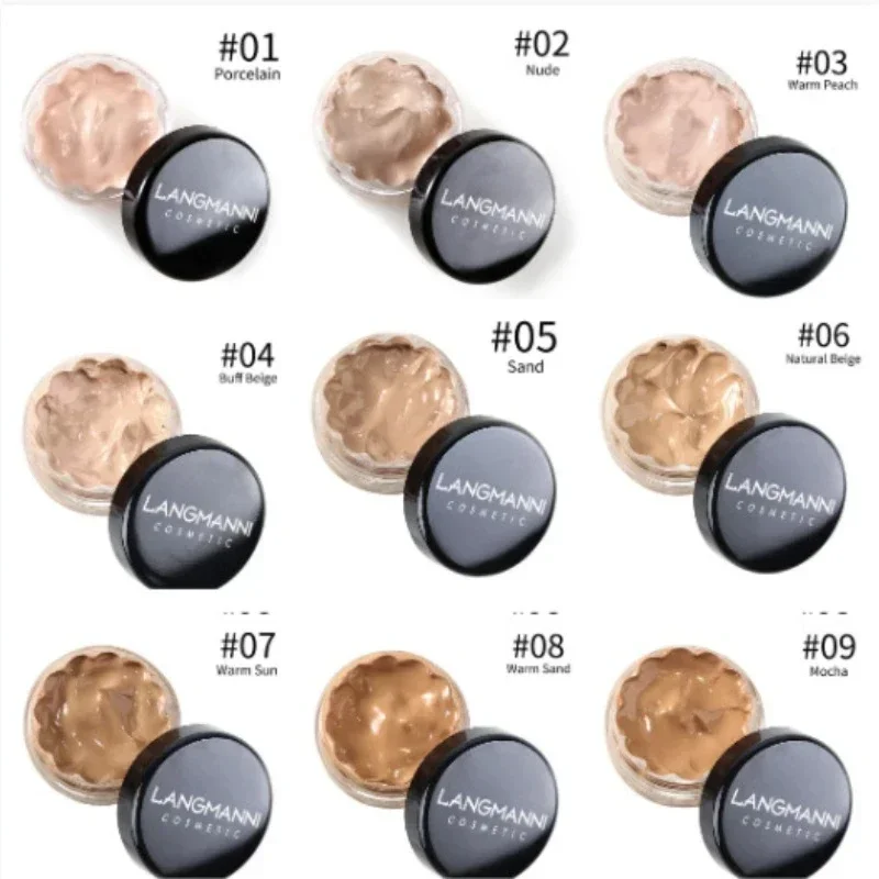 1pc Liquid Full Cover Dark Circles Acne Contour Cream Face Creamy Concealer Foundation Palette Waterproof Makeup Women Cosmetics