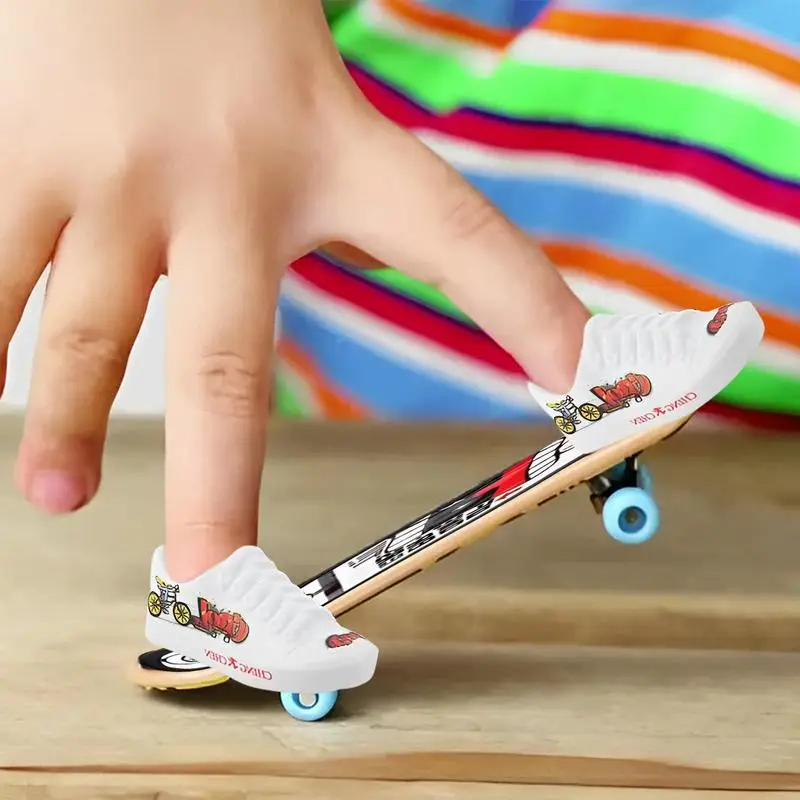 Mini Fingerboard Shoes Miniature Shoes Finger Toys Mini Sneaker
