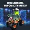 2.4GHz Dinosaur RC Car Big Wheel Remote Control Vehicle Lights Spray stunt vehicle climbs off-road children's toy car 5