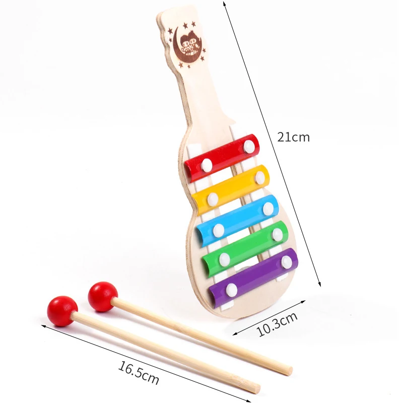 Montessori Toys Wooden Xylophone Baby Music Instrument Toys Preschool Early Learning Toys For Children 3-6 years 6