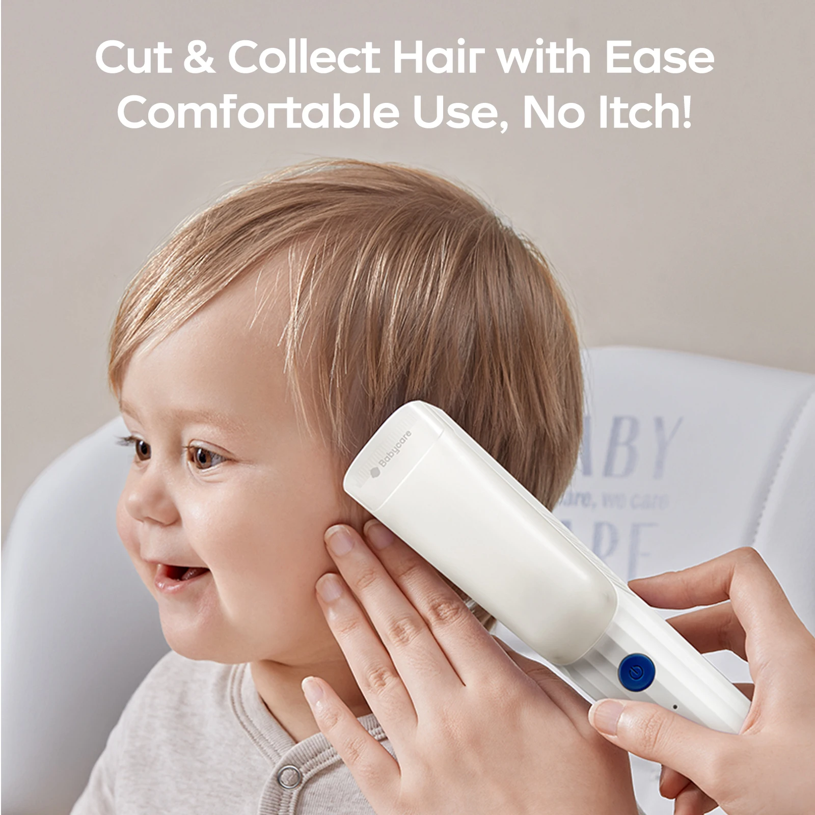 Bc Babycare Vacuum Baby Hair Clipper Automatic Hair Suction , Silent Newborn Children Cutting Trimmer,Baby Haircut Gadget