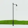 5pcs Model Railway 1:87 Lamp Post Street Lights HO OO Scale LEDs 3.54in Yard Garden Decorative Micro Landscape Decoration Lamp 3