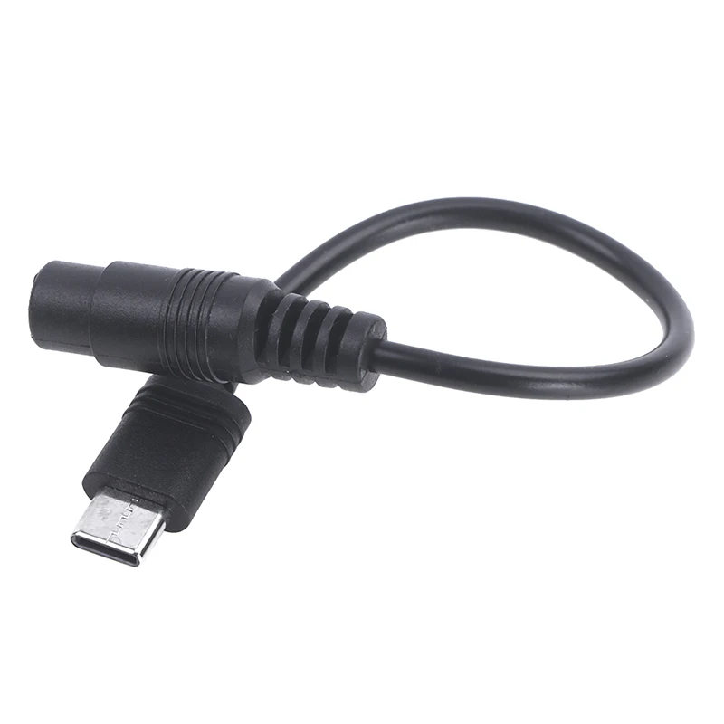 DC 타입-C 암 커넥터 - 5.5*2.1 암 커넥터 케이블 5521 전원 잭 어댑터 USB 타입 C 전원 공급 커넥터 변환기