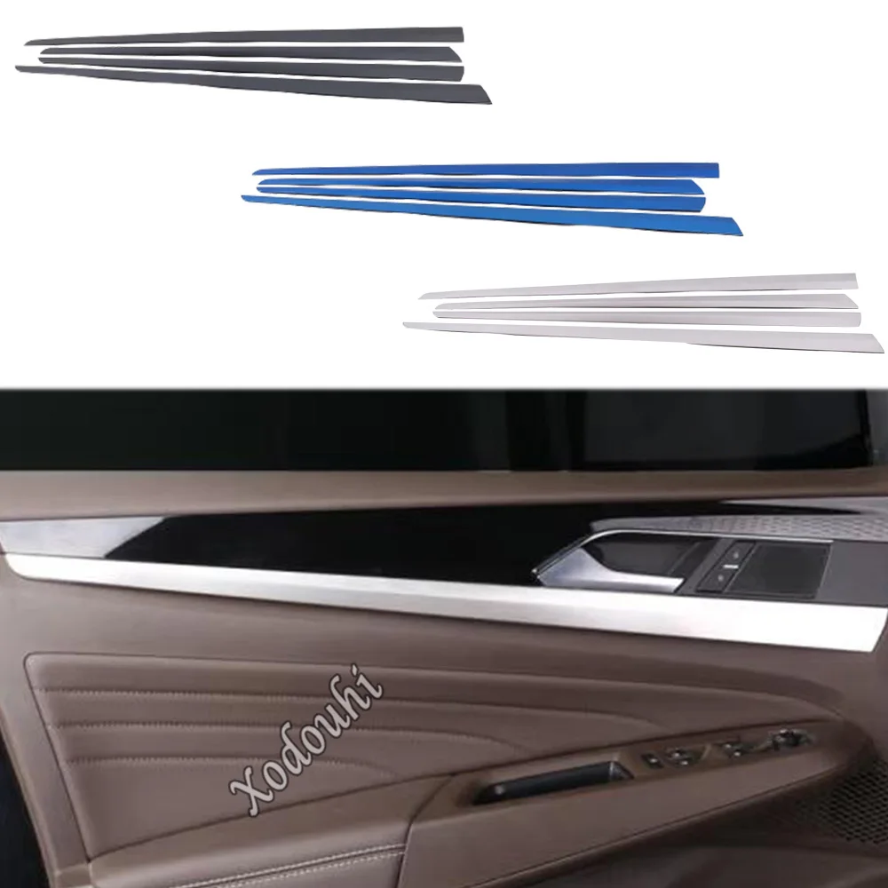 

Stainless Steel Car Inner Door Trim Armrest For Volkswagen VW Passat 2019 2020 2021 2022 2023 Accessories Decoration Stickers