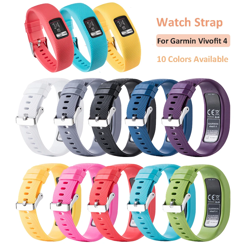 

Wristband Silicone Band For Garmin Vivofit 4 Smart Watch Activity Fitness Watch Strap For Garmin Vivofit 4 Bracelet Accessory