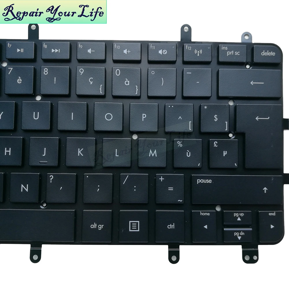 Teclado Retroiluminado para hp Spectre xt Pro 13b000 132000 2200 2300 2100 Ultrabook Itália Bélgium Azerty Italiano Francês - Imagem 4