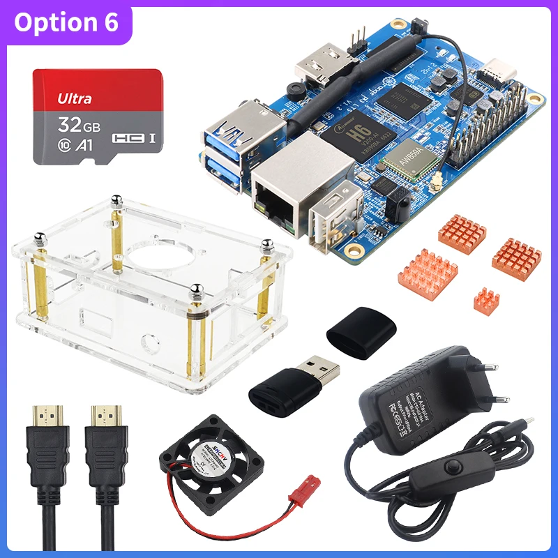 Orange Pi 3 LTS 2G8G EMMC with HDMI+WIFI+BT5.0, AllWinner H6 SoC,Open  Source Board Computer,Run Android 9.0/ Ubuntu/ Debian OS - AliExpress