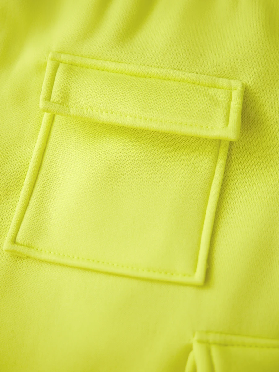 Men s High Visibility Reflective Patchwork Joggers Pants with Drawstring Elastic Waistband for Emergency and Roadside Work