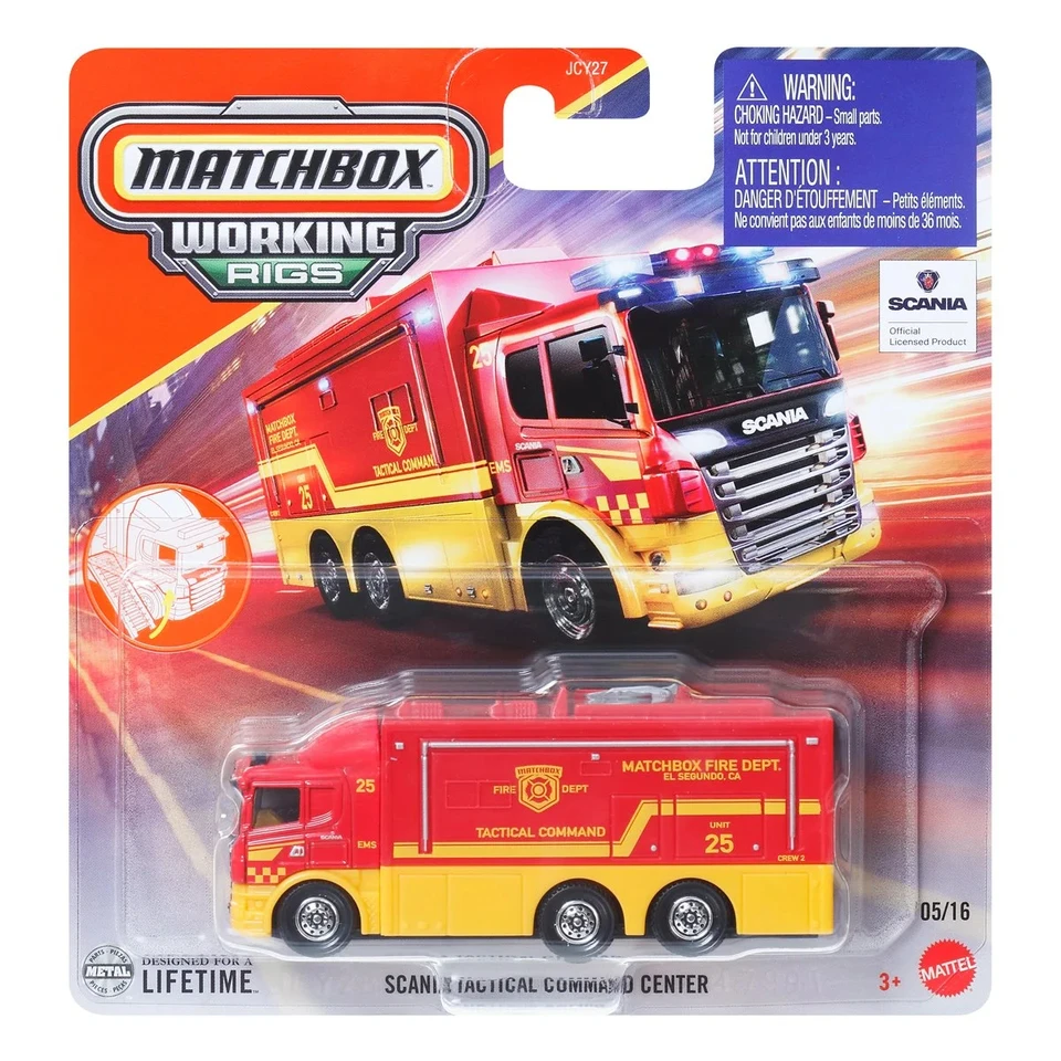 Mattel Matchbox Real Working Rigs 2025 1:64 Scale Die-Cast Metal