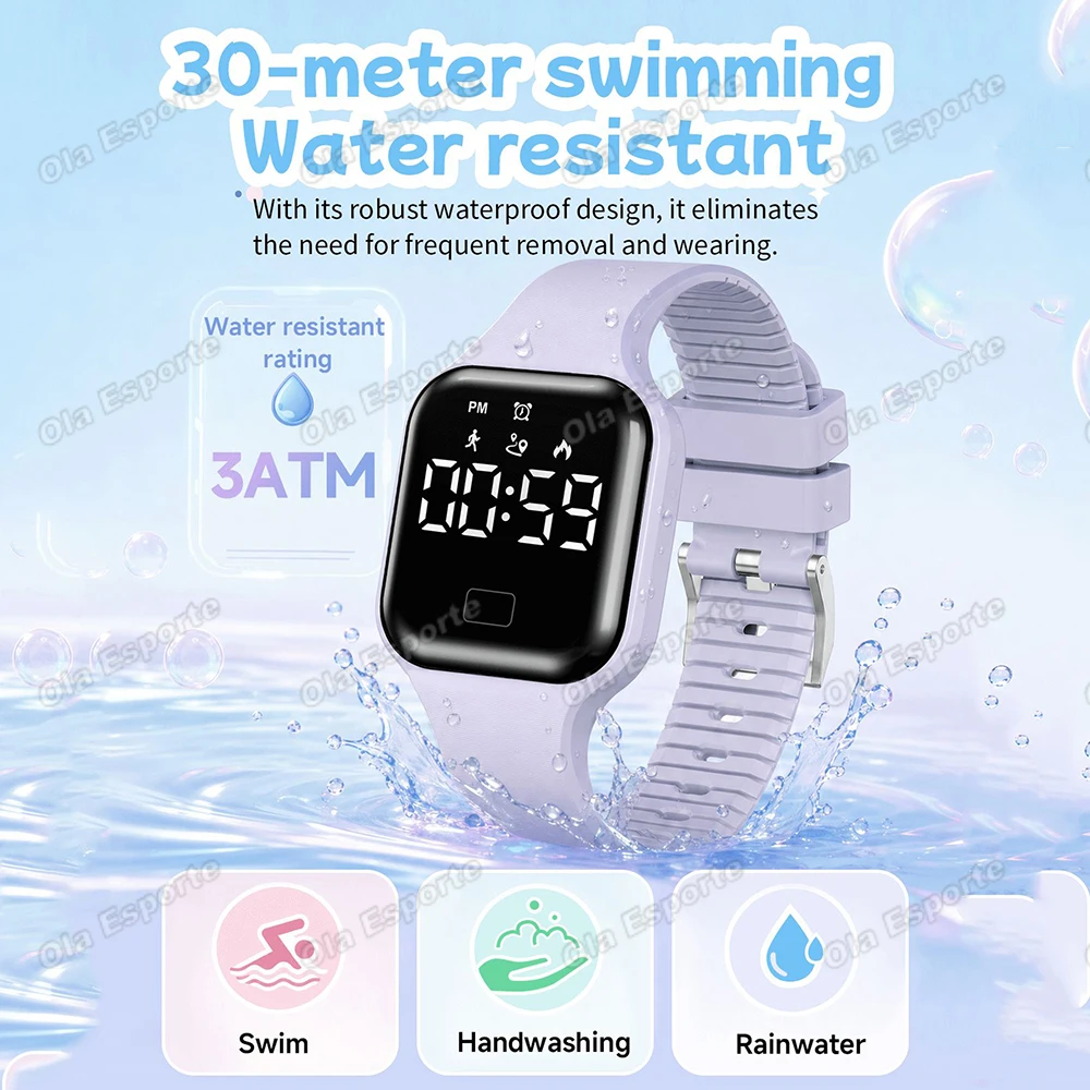 Smartwatch per Uomo, Sportivo, Monitoraggio del Sonno, Impermeabile, Sveglia, Multifunzione, Orologio Elettronico per Donna HW12 - immagine 5