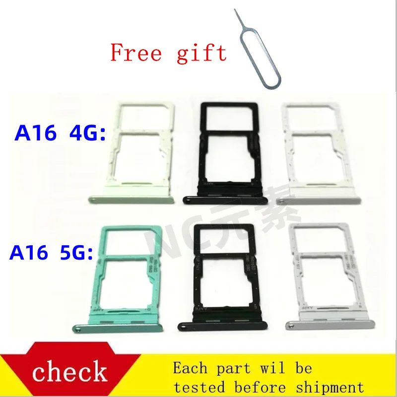 SIM Card Tray: Premium Replacement Holder Slot for Samsung Galaxy A16 - Perfect Fit for SIM and Micro SD Cards