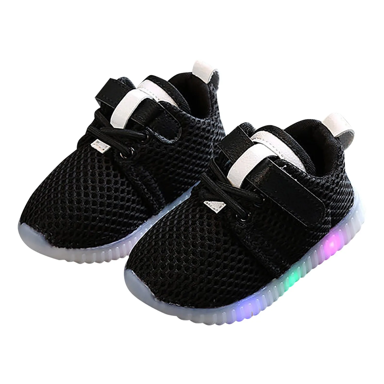 Description Picture 3 of itemKids Shoes Girls Boys Spring School Running Casual Anti-Slip breathable Sports Sneakers Basketball LED Light-Up Zapatillas