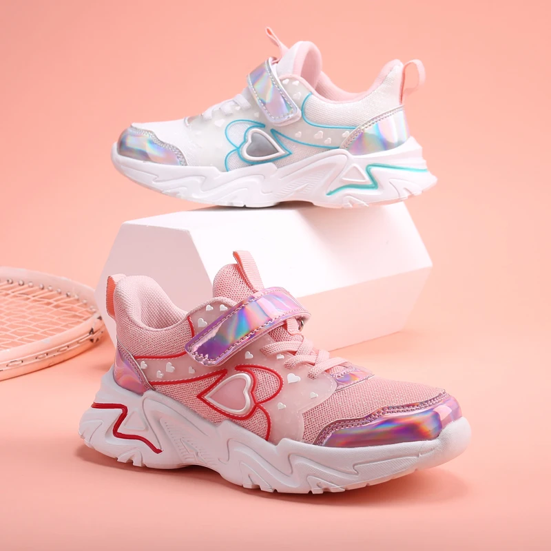 

28-38kids High Quality Student Girl's Sneakers Casual Fashion Anti-Slippery Running Designer Children Tennis Shoes Free Shipping