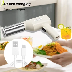 Electric Pasta Noodle Maker 5 Molds Wireless Noodle Maker Portable Rechargeable Utility Kitchen Gadget