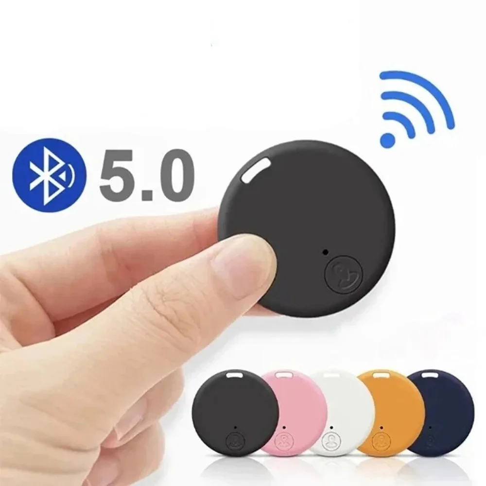 Compact Bluetooth GPS Tracker - Smart Anti-Loss Device for Keys, Luggage, Pets, Kids, Bags, and Wallets