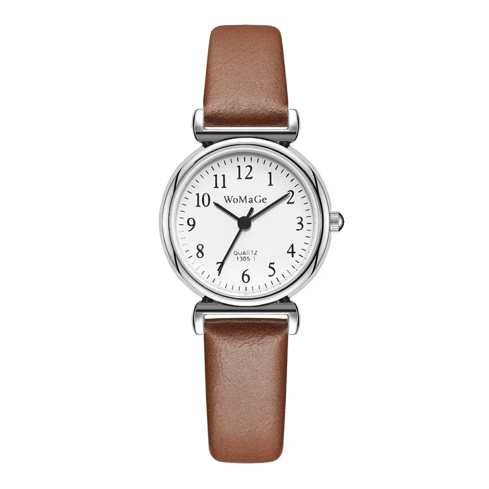 Elegant Retro-Style Women's Casual Digital Watch with Small Dial