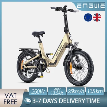 ENGWE L20 3.0 Boost Ebike Pieghevole 250Motore 48V13.5AHBatteria al litio Bicicletta elettrica Freno idraulico Pneumatico da 20 pollici Bici elettrica