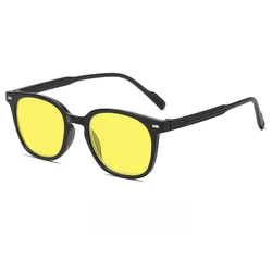 Enhanced Night Vision Glasses - Anti - Glare Yellow Lenses for Safer Nighttime Driving (Black Yellow)
