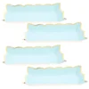 Square Paper Lace Plate Serving Trays for Party Food Fruit Cookie Platters Parties Plates 6