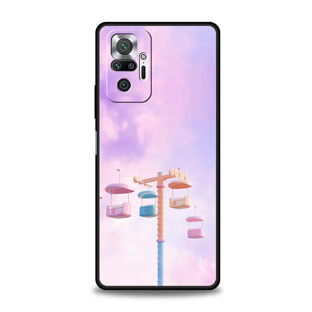 Pretty Fashion Pink Style Art Soft TPU Phone Case Cover