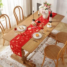 2022 New Year Decorations Red Table Runner Chinese Spring Festival Party Tablecloth Tiger Printed Fall Coffee Dining Table Decor
2022 New Year Decorations Red Table Runner Chinese Spring Festival Party Tablecloth Tiger Printed Fall Coffee Dining Table Decor