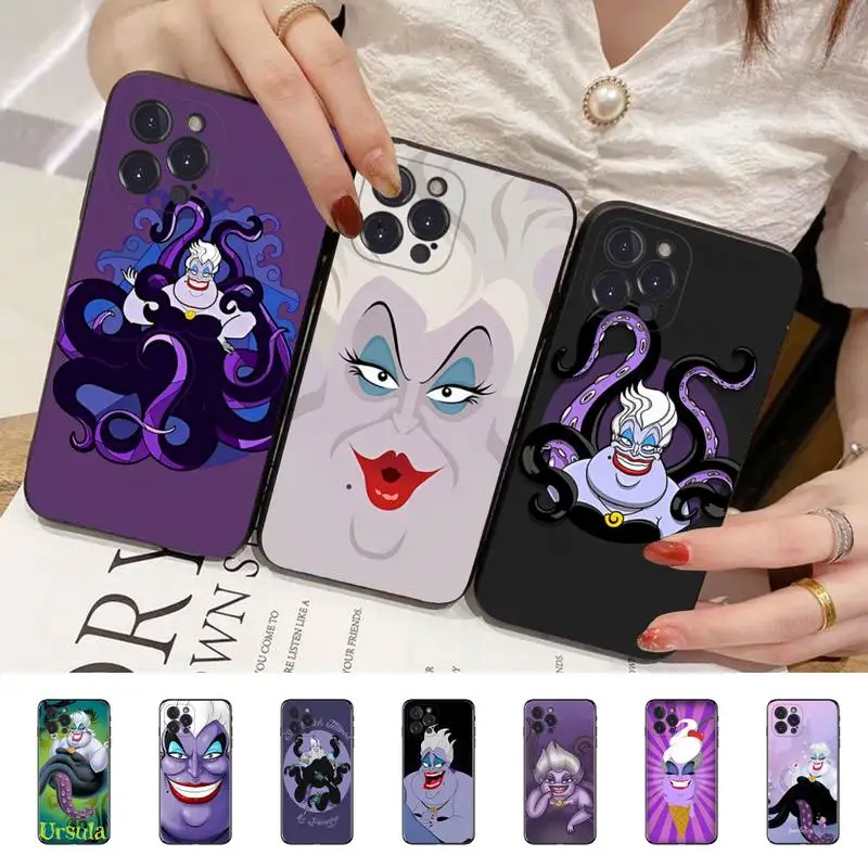 Disney Octopus Ursula Phone Case Silicone Soft for iphone 14 13 12 11