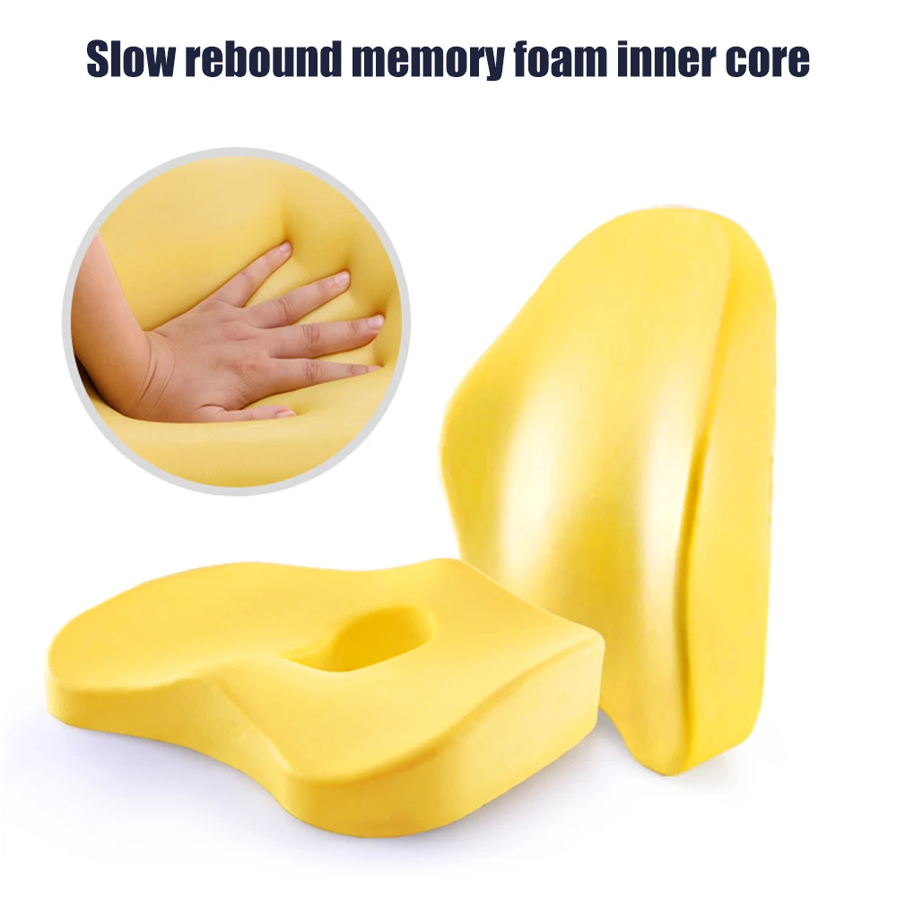 Memory Foam Sitzkissen Orthopädische Kissen für Sitzen Blütenblatt Form  Weiche Rebound Kissen Rollstuhl Massage Wirbeln Sitzkissen - AliExpress