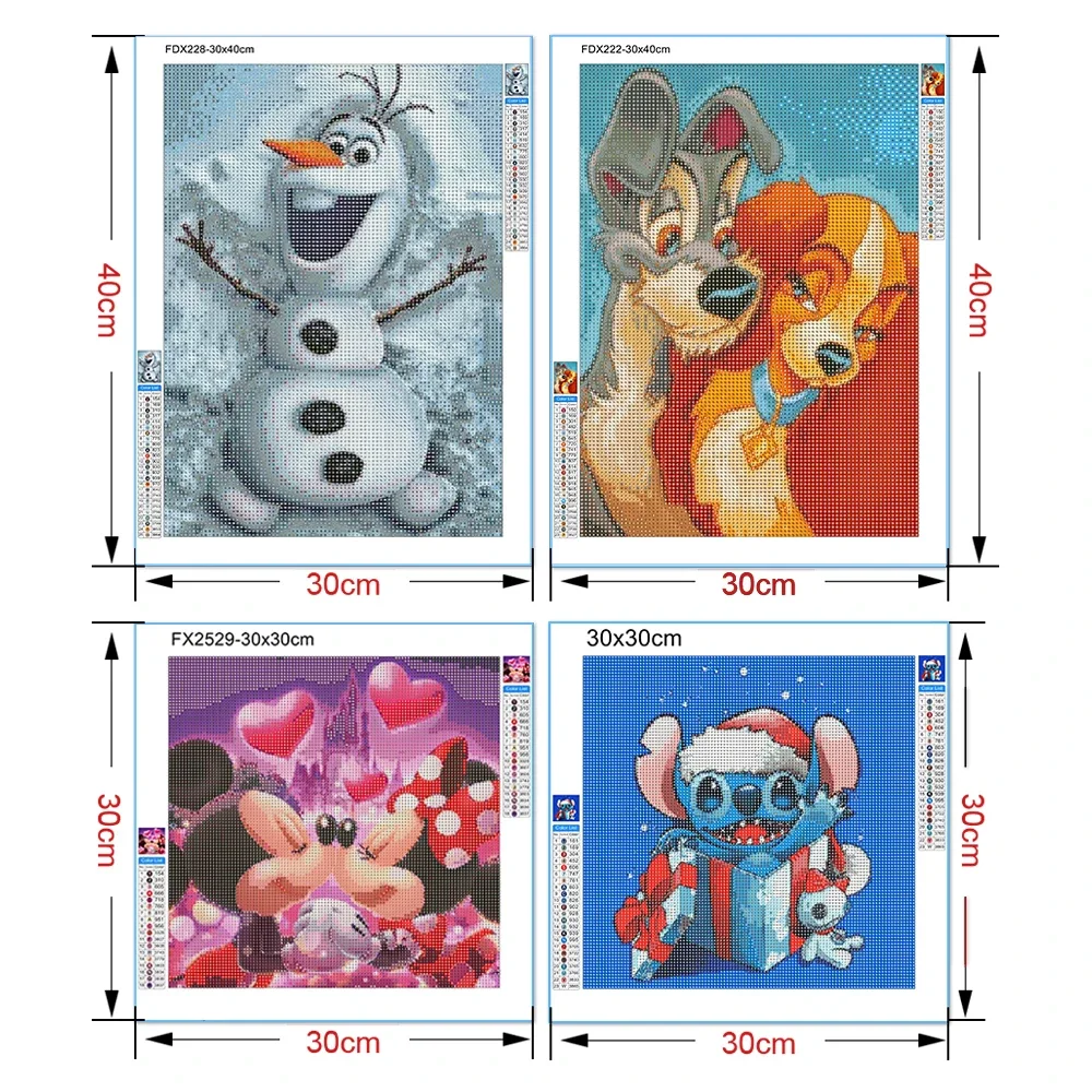 Diamond painting MINISO Cartoon Lilo Stitch Cheshire Cat Elsa Yoda Mosaic Embroidery Diy Rhinestones Children's Room Decor Gift