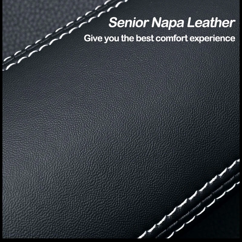 Car Seat Belt Leather Safety Belt Shoulder Covers for Peugeot 407 508 2008 5008 307 308 3008 206 207 2Pcs