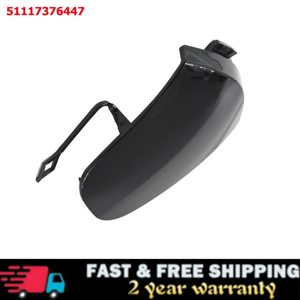 Front Bumper Tow Hook Eye Cover For MINI Clubman F54 Trailer Hitch Trim Cap 51117376447