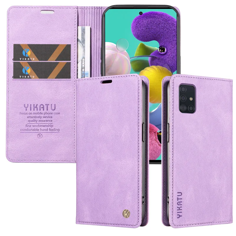 Luxury Wallet Leather Protect Case For Samsung Galaxy A71 5G SM-A716B A 71 4G A715F A71cases Magnetic Flip Cover Shell Capa 2