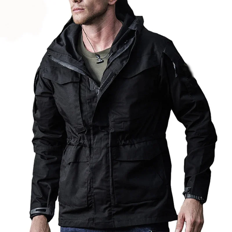 Hunting Tactical Jackets Men Waterproof Windbreaker Jacket Male Hooded Coat Outdoor Fishing Trekking Hiking Jackets hiking jackets waterproof hiking jackets waterproof jacket waterproof coats
