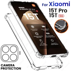 Crystal Clear Silicone Airbag Shockproof Case - Xiaomi T15 (Transparent)